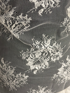 Mushroom 100% Silk Italian Lace - P272