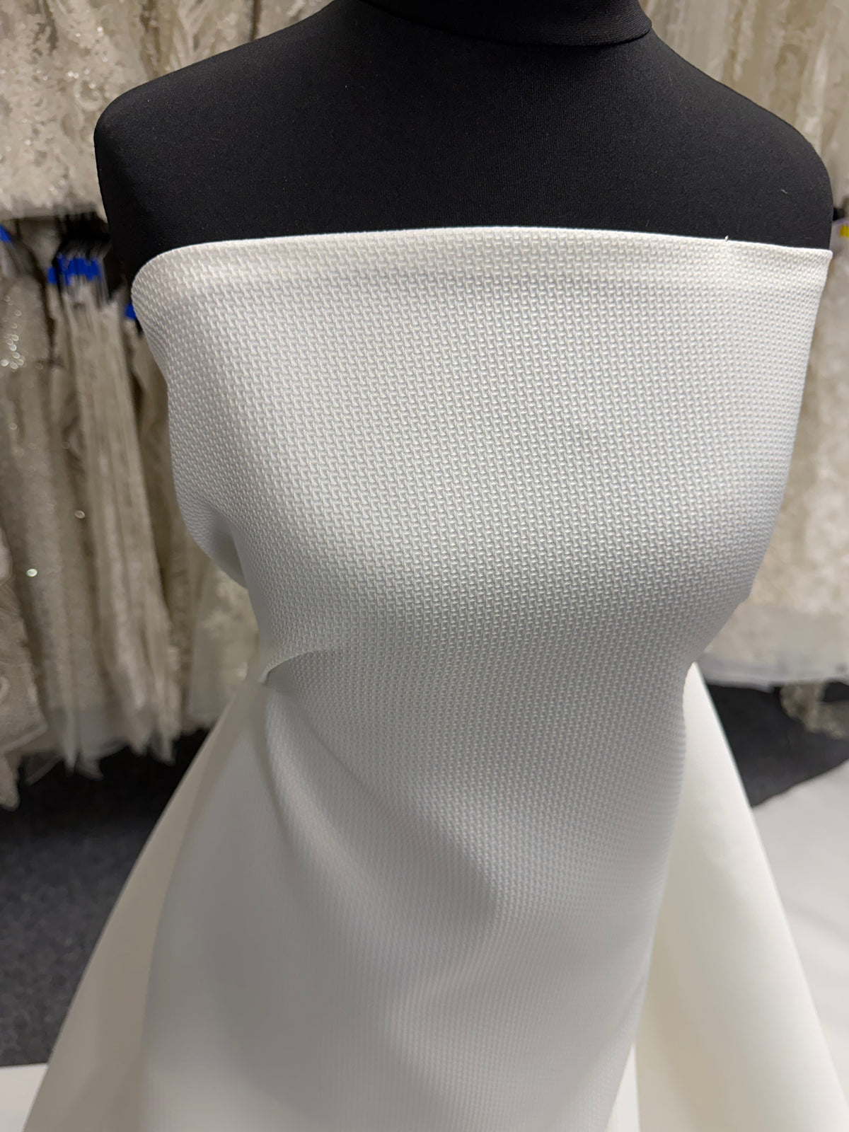 Ivory Geometric Weave - PH5020