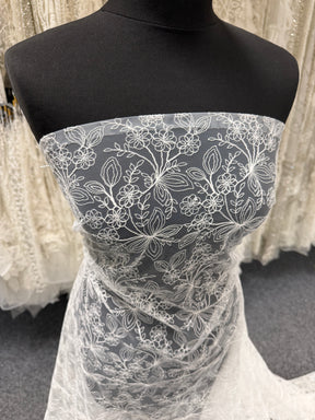 Ivory Embroidery Lace - EB5026