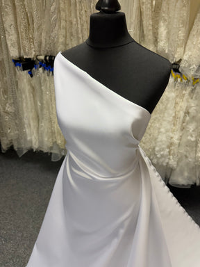 White Silk Blend Soft Mikado - P608