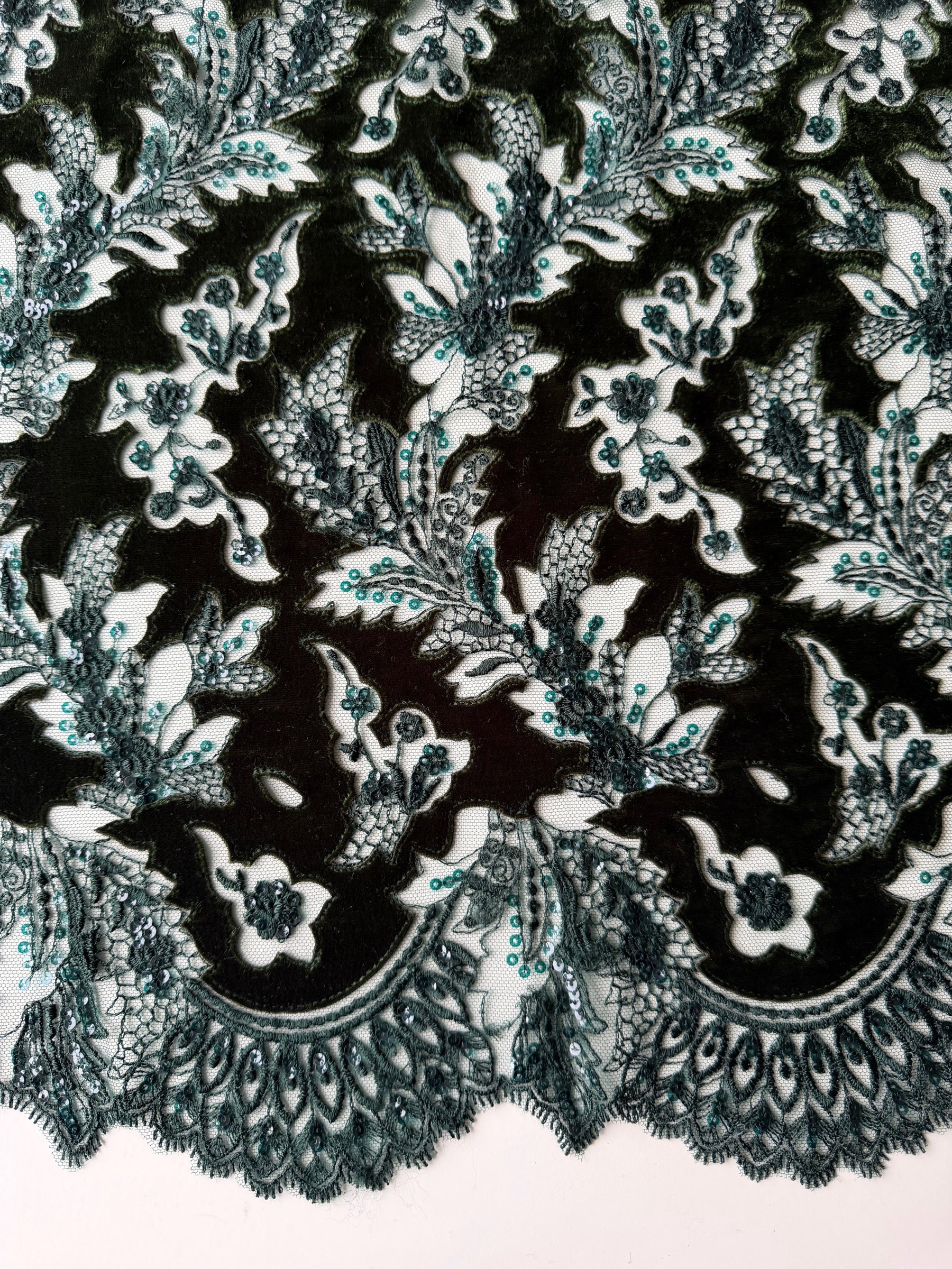 Forest 3D Velvet Lace - EB3023