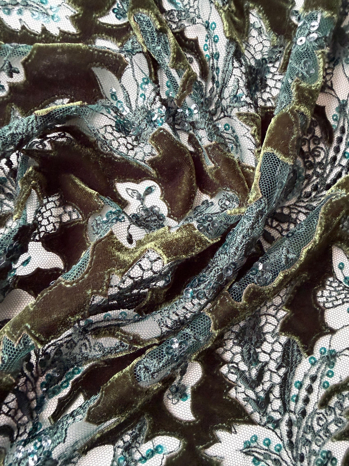 Forest 3D Velvet Lace - EB3023