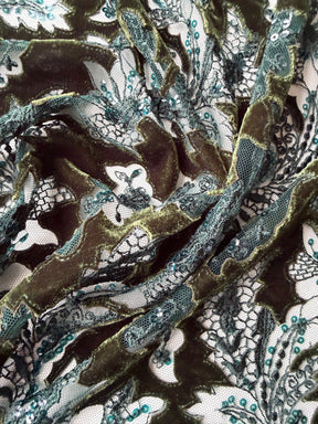 Forest 3D Velvet Lace - EB3023