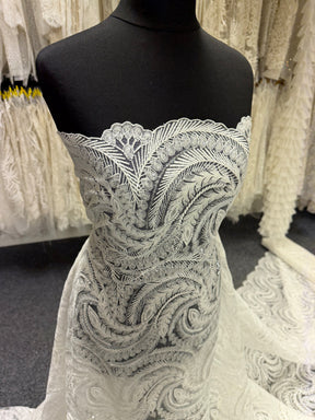 Ivory Sequin Lace - EB3048