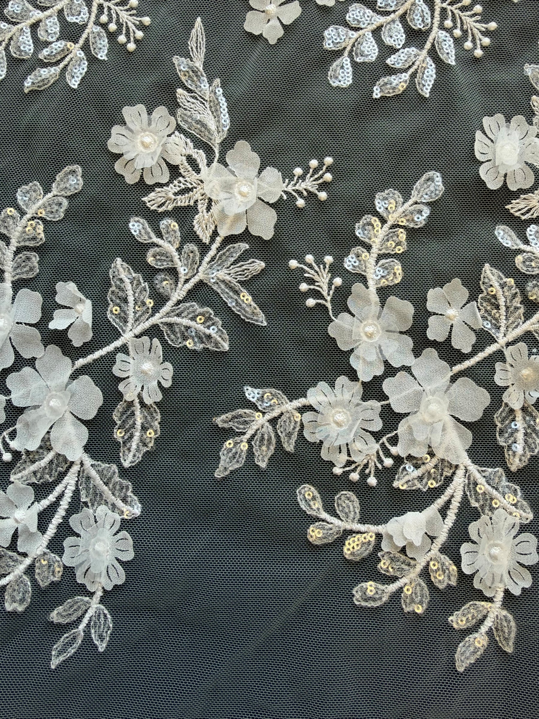 Ivory 3D Lace - EB3054