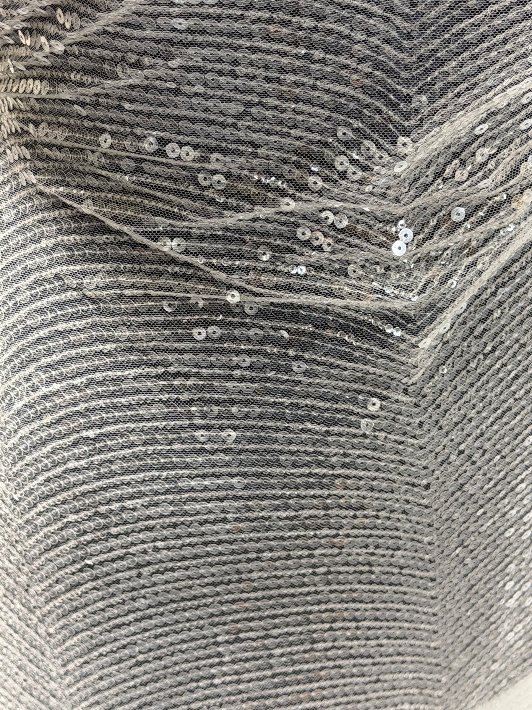 Baby Blue Embroidered Sequin Tulle – EB3020