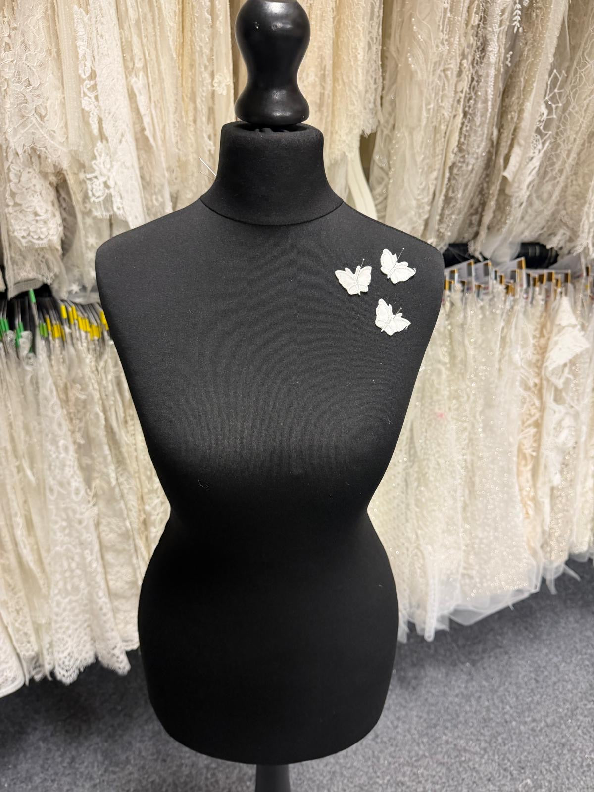 Ivory Butterfly Applique - M3