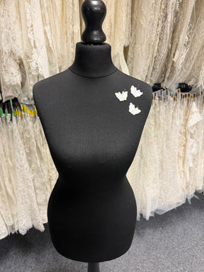 Ivory Butterfly Applique - M3