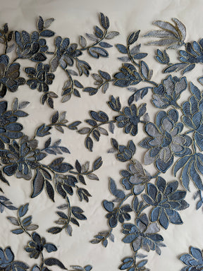 Blue Lace with Gold Cording - Kylar