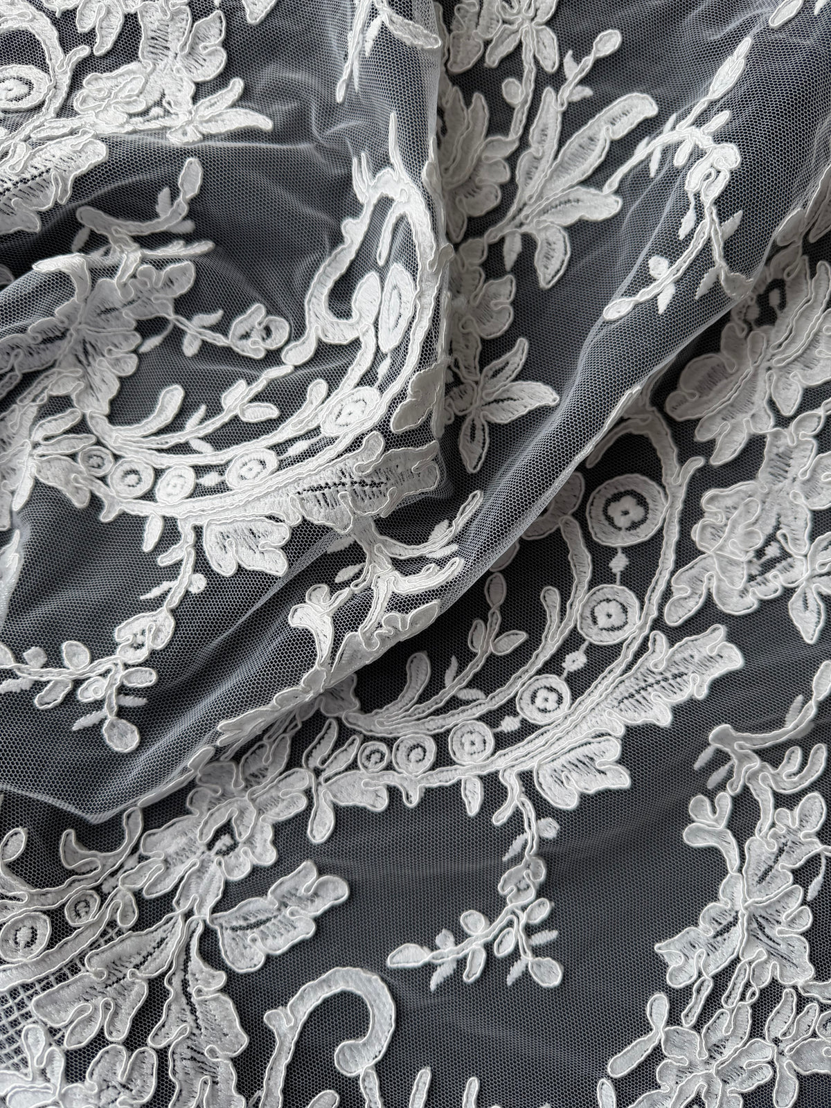 Ivory Corded Lace - Embry