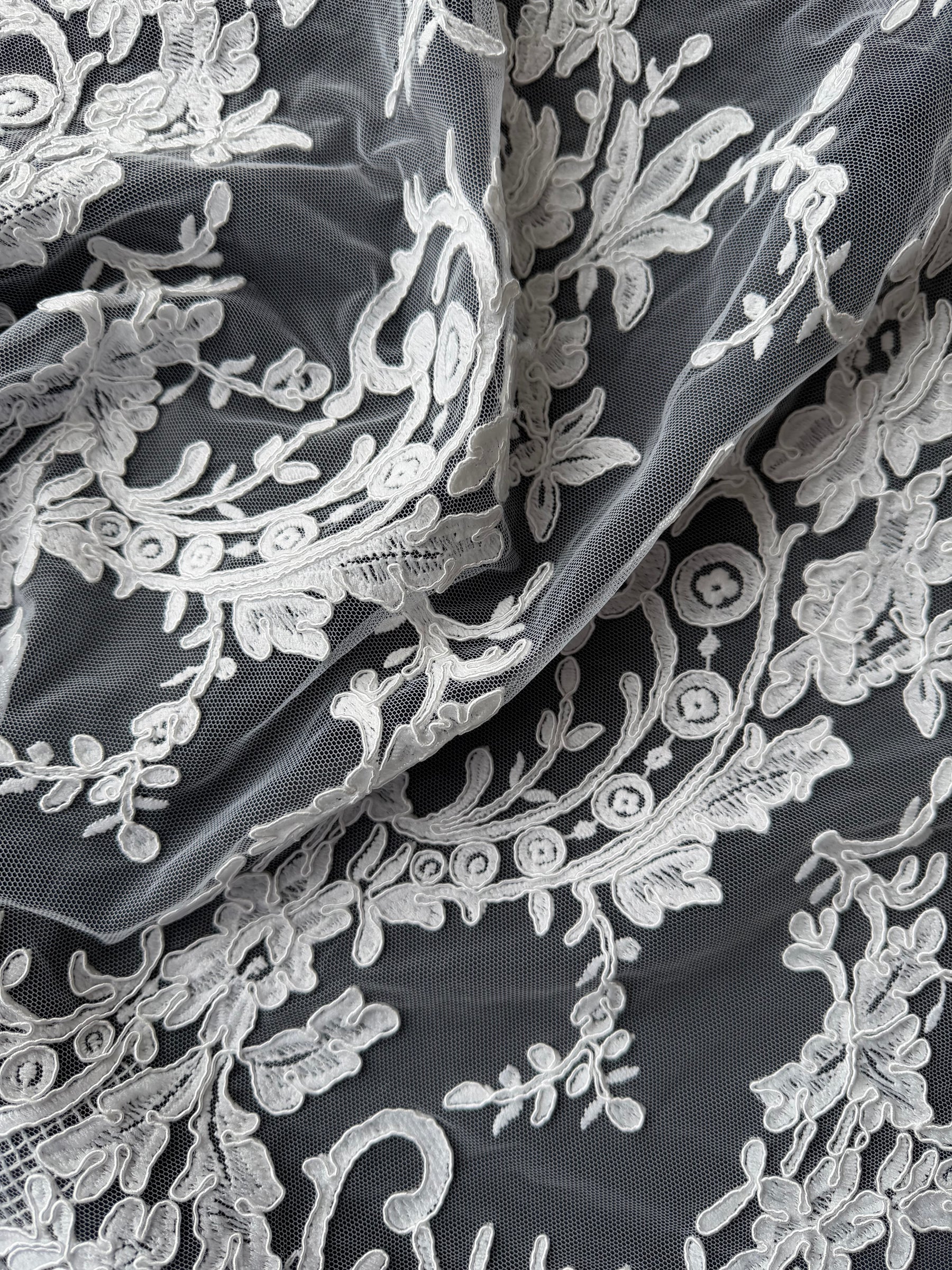 Ivory Corded Lace - Embry