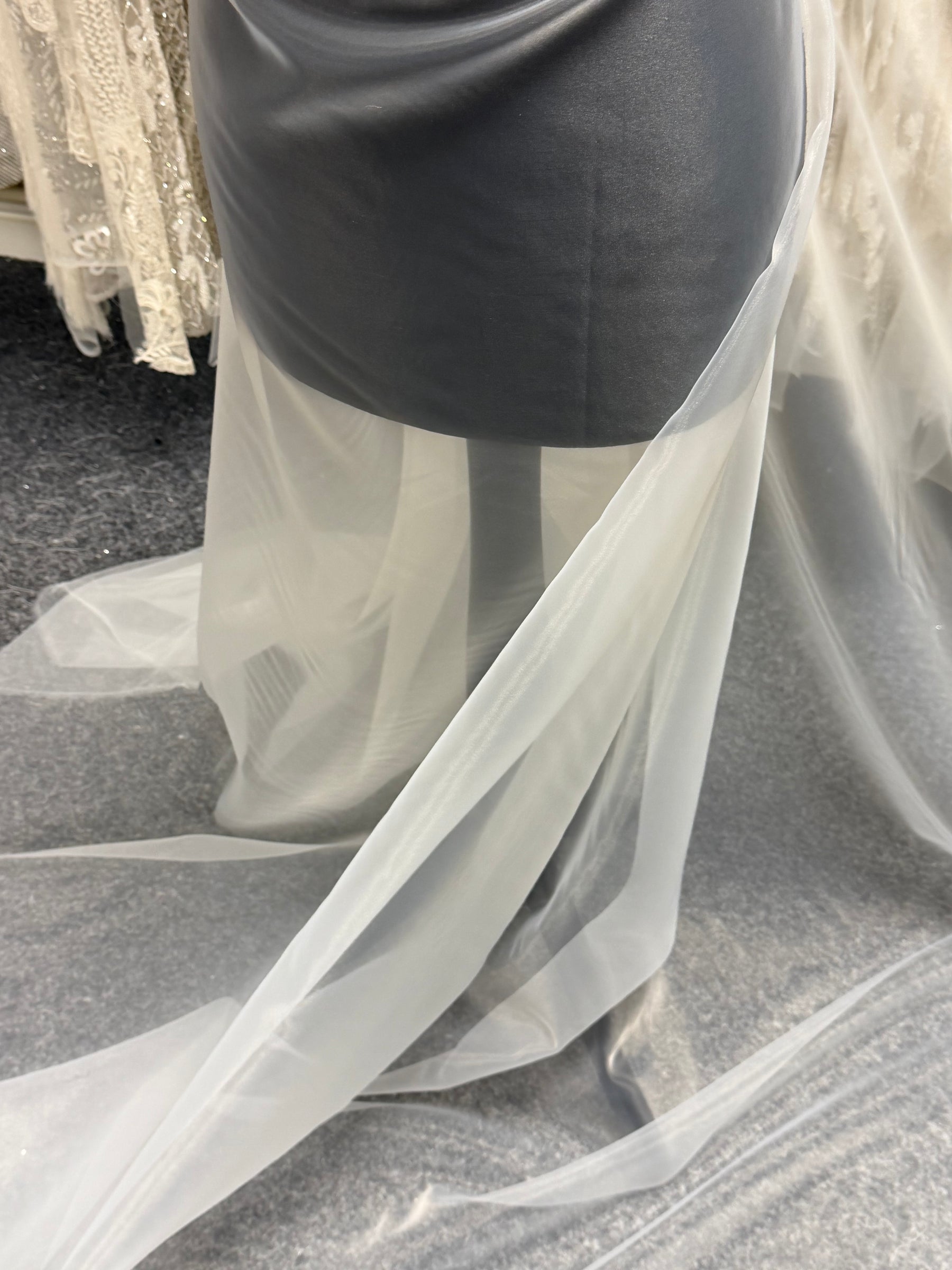 Ivory Polyester Organza - Ryder