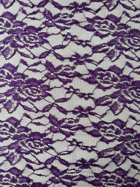 Purple Raschel Lace - P618