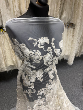Ivory Beaded Lace - Masuka