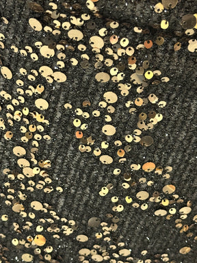 Gold Sequin Embellished Mesh - Connection