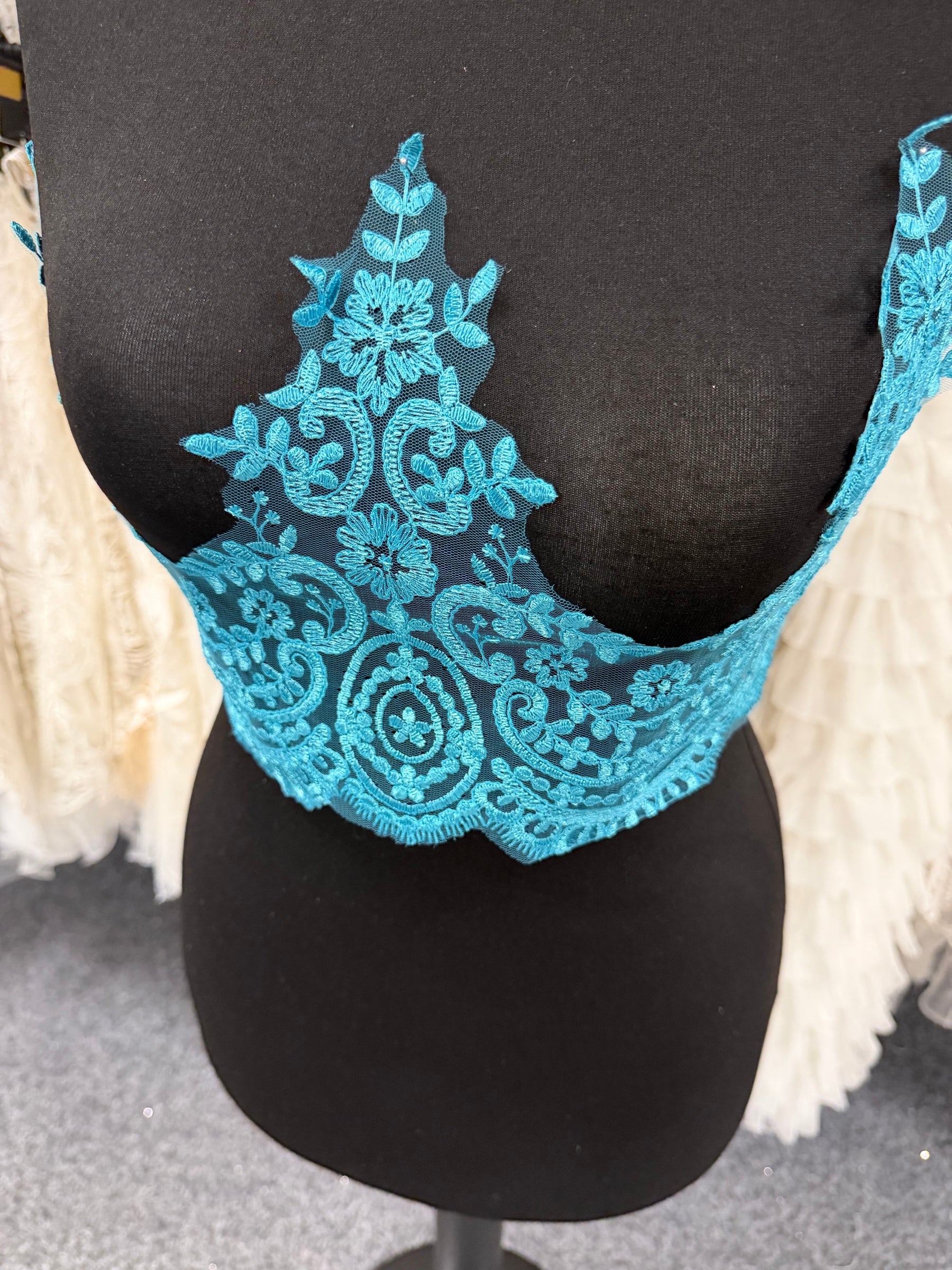 Topaz Corded Lace Trim - T623