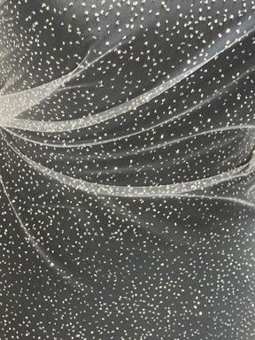 White Glitter Tulle - Blinder