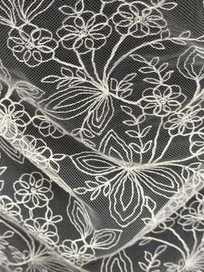 Ivory Embroidery Lace - EB5026