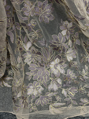 Lavender Lace with Gold Cording - Kylar