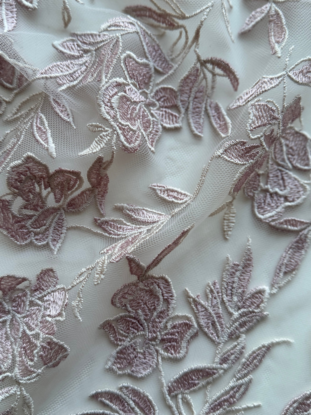 Pink Embroidery Lace - EB5048