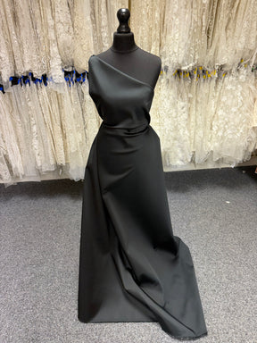 Black Silk Blend Soft Mikado - P608