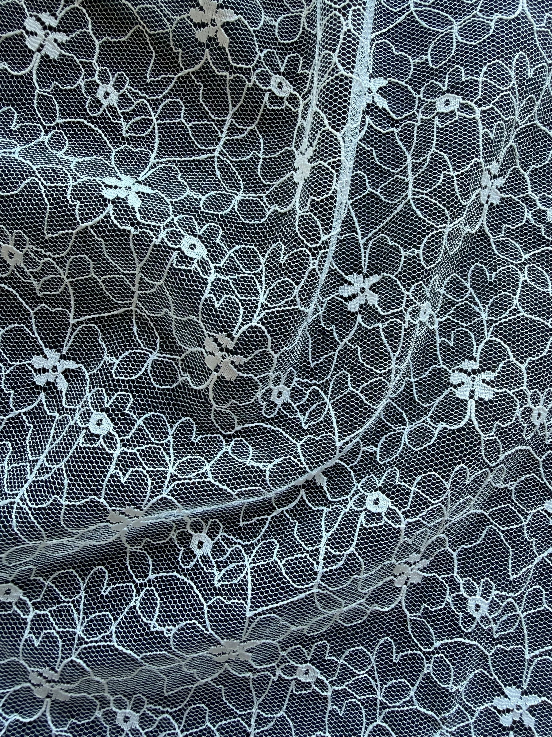 Ivory Embroidery Lace - EB5020