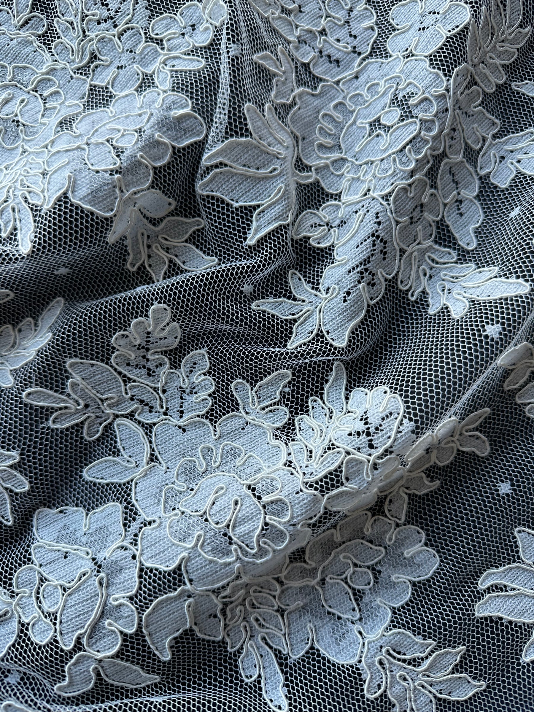 Ivory Corded Lace - Bernice (CF)