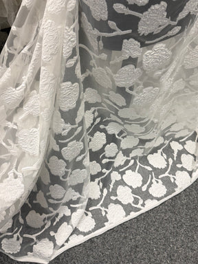 Ivory Jacquard coupe Filé - Sunny