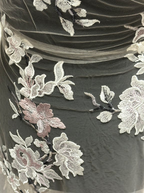 Pink Embroidered Lace - EB5052