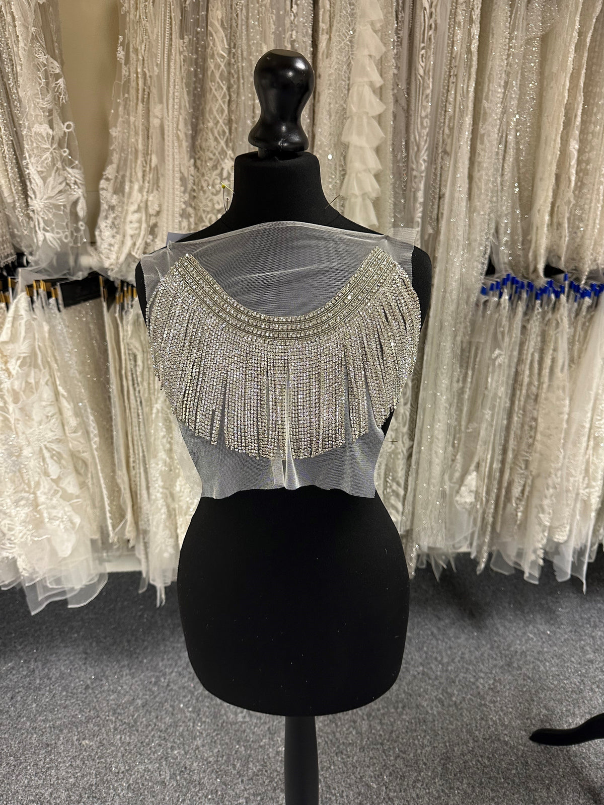 Crystalised Neckline piece - AP 6218 (CF)