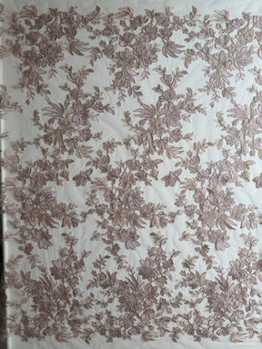 Dusky Pink Lace with Gold Cording - Kylar