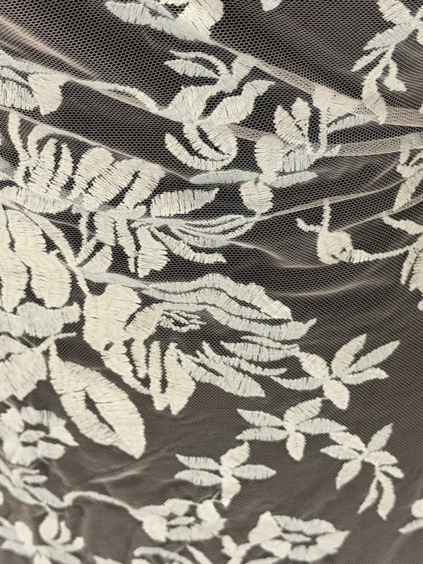 Baby Blue Embroidered Lace – EB5018