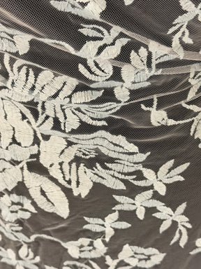 Baby Blue Embroidered Lace – EB5018