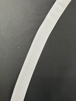 White 25mm Curved Petersham - A16