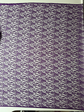 Purple Raschel Lace - P618