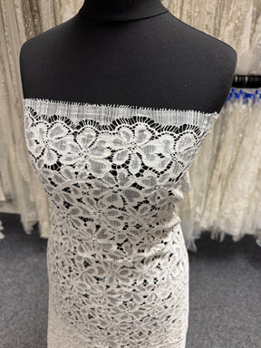 Ivory Corded French Lace - LA4006