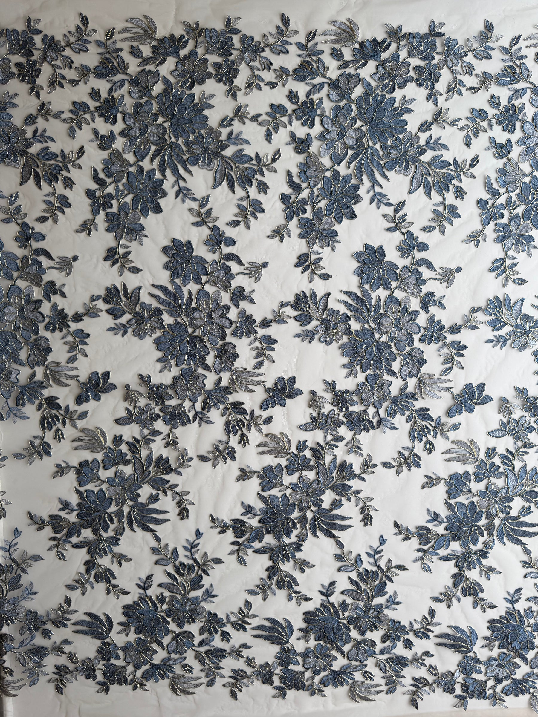 Blue Lace with Gold Cording - Kylar
