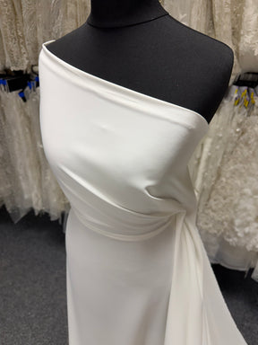 Pale Ivory Polyester Crepe - PH4010