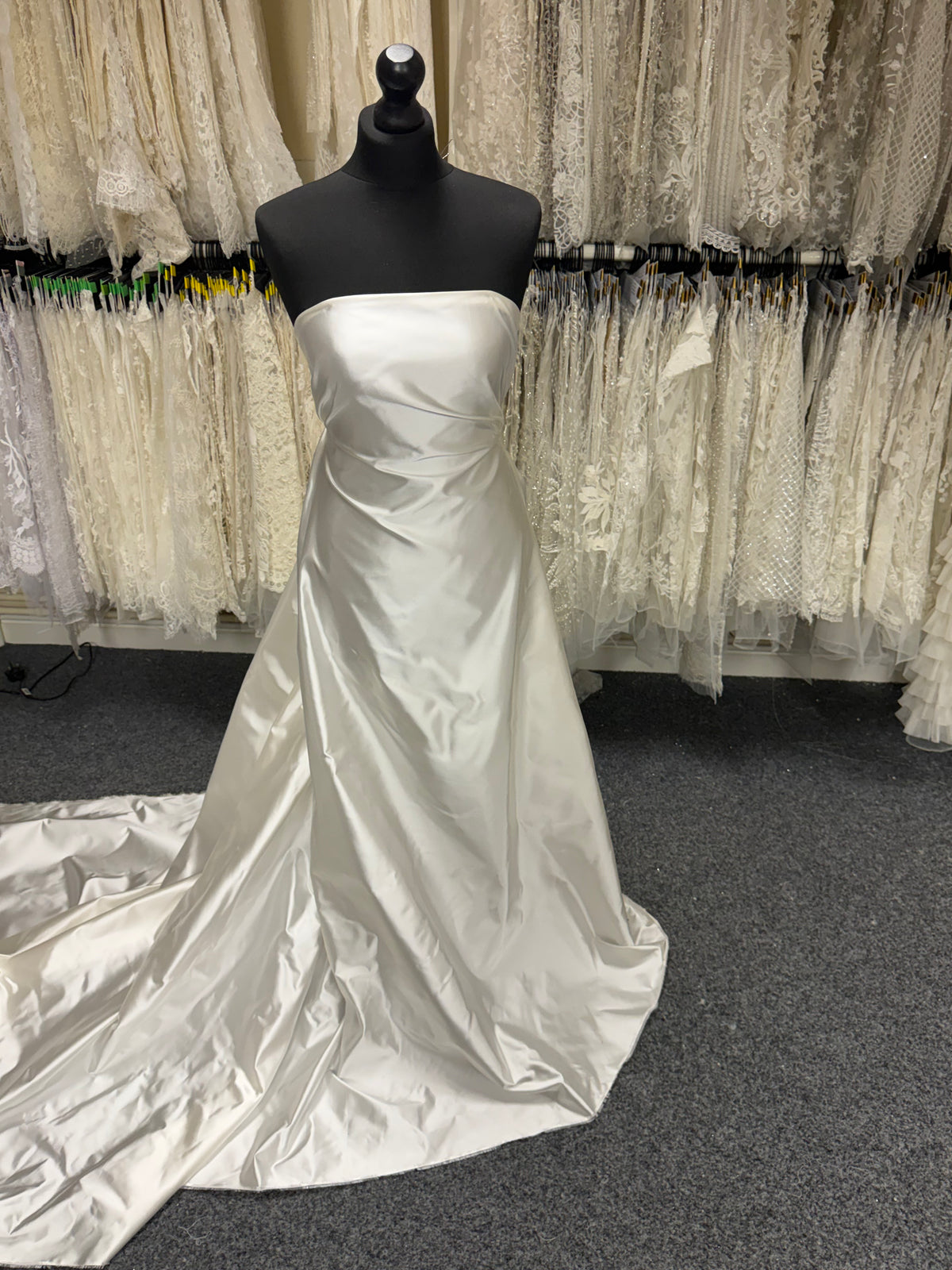 Ivory Polyester Duchess Satin - P748