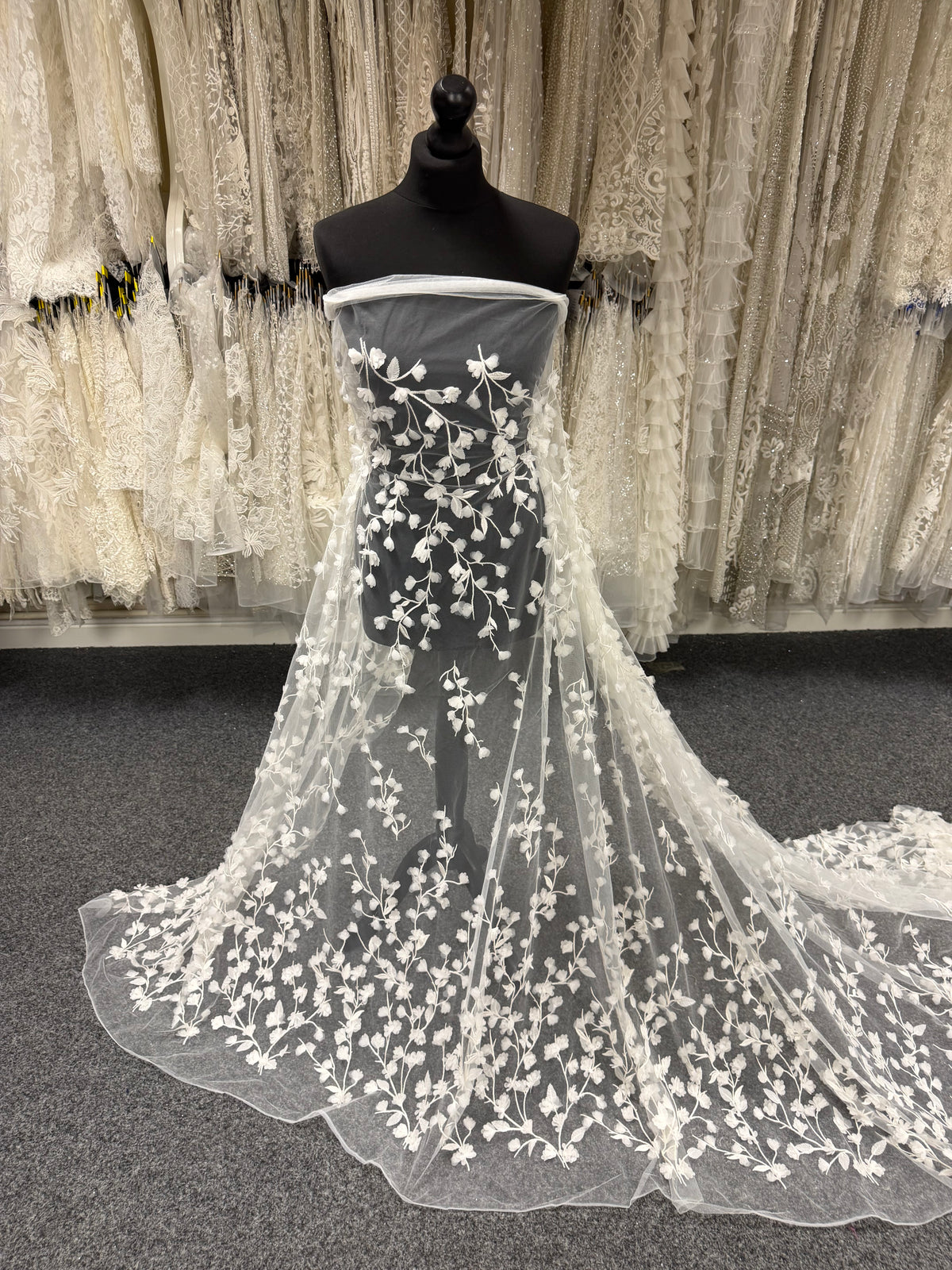 Ivory Laser Lace - EB5019