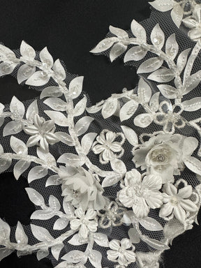 Ivory Laser Lace Trim - T 1011 (CF)