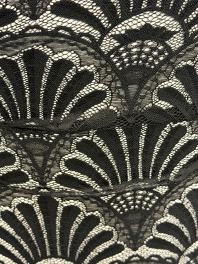 Black Stretch Lace - LB7009