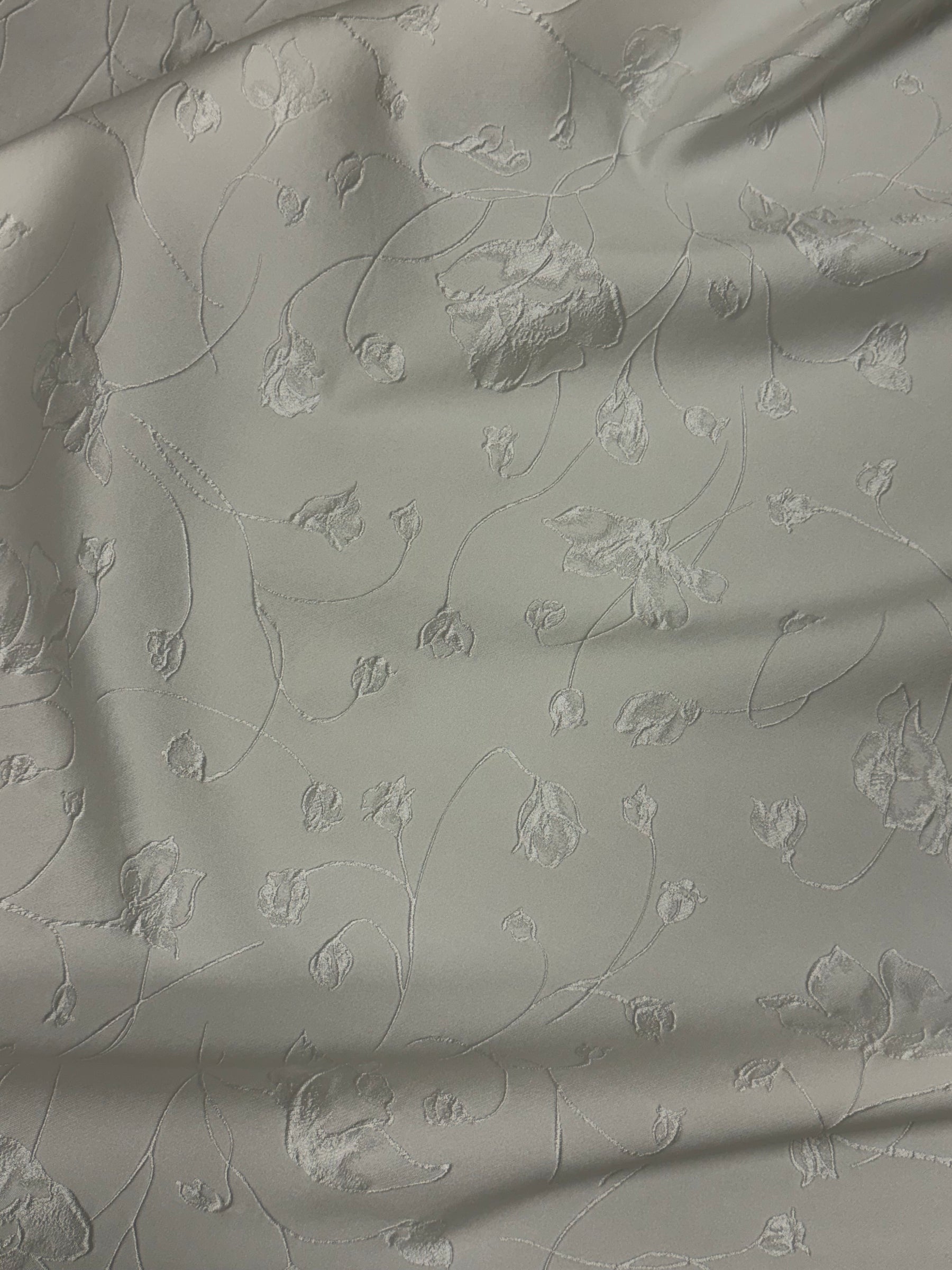 Ivory Italian Silk Blend Brocade - BR1018