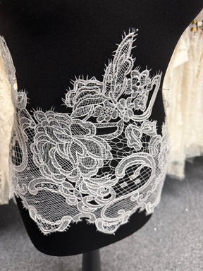 Ivory Raschel Lace Trim  - Tyra