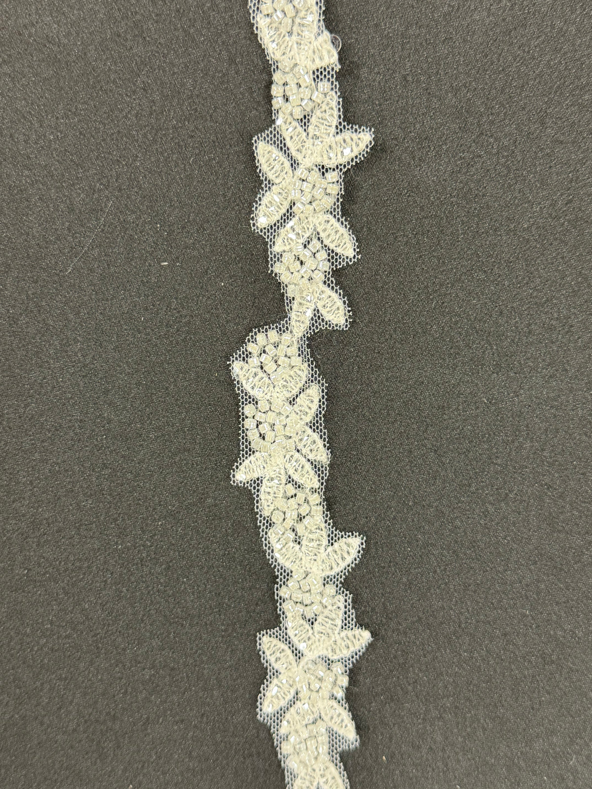 Ivory Beaded Lace Trim - EH2013