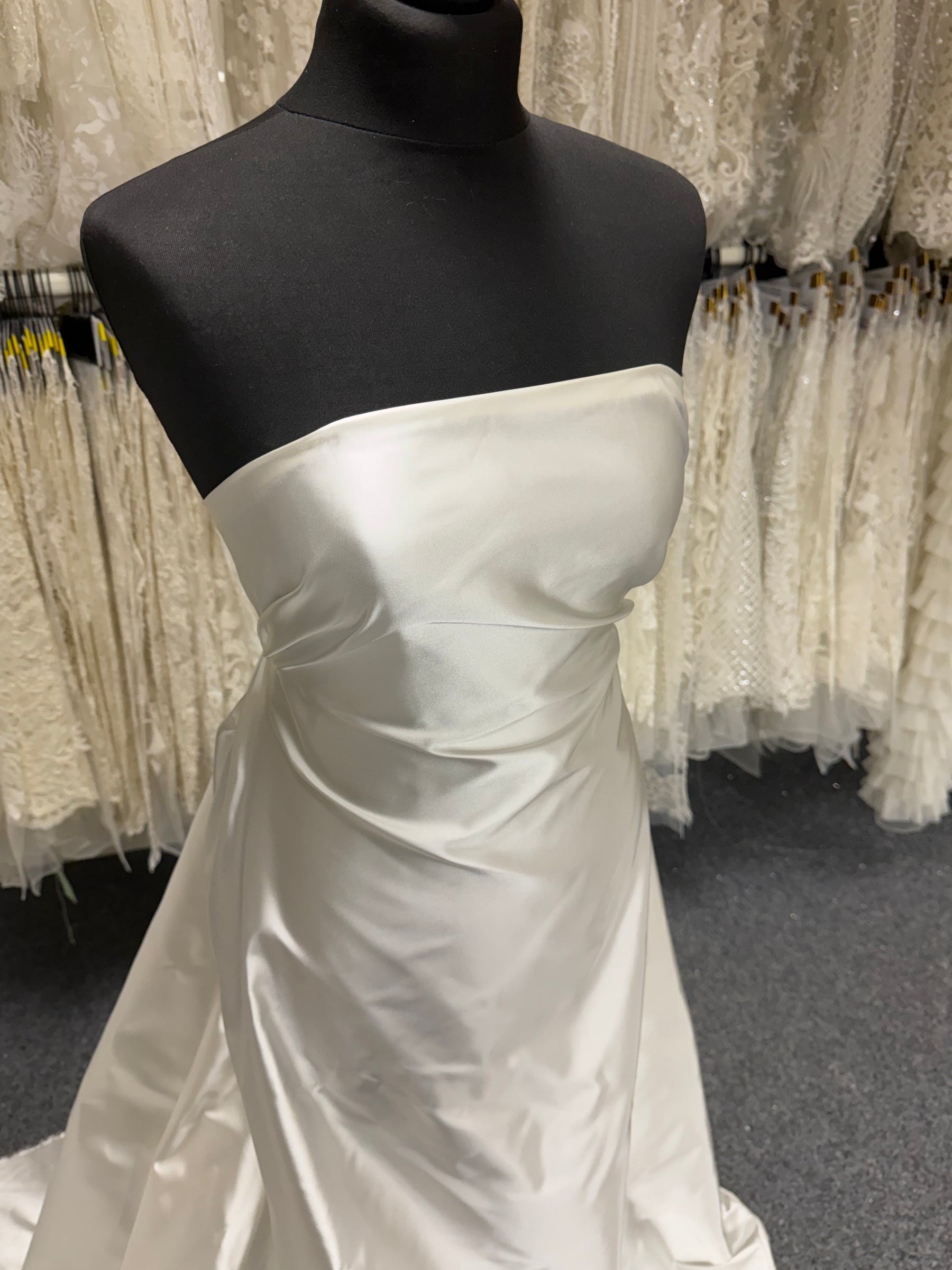 Ivory Polyester Duchess Satin - P748