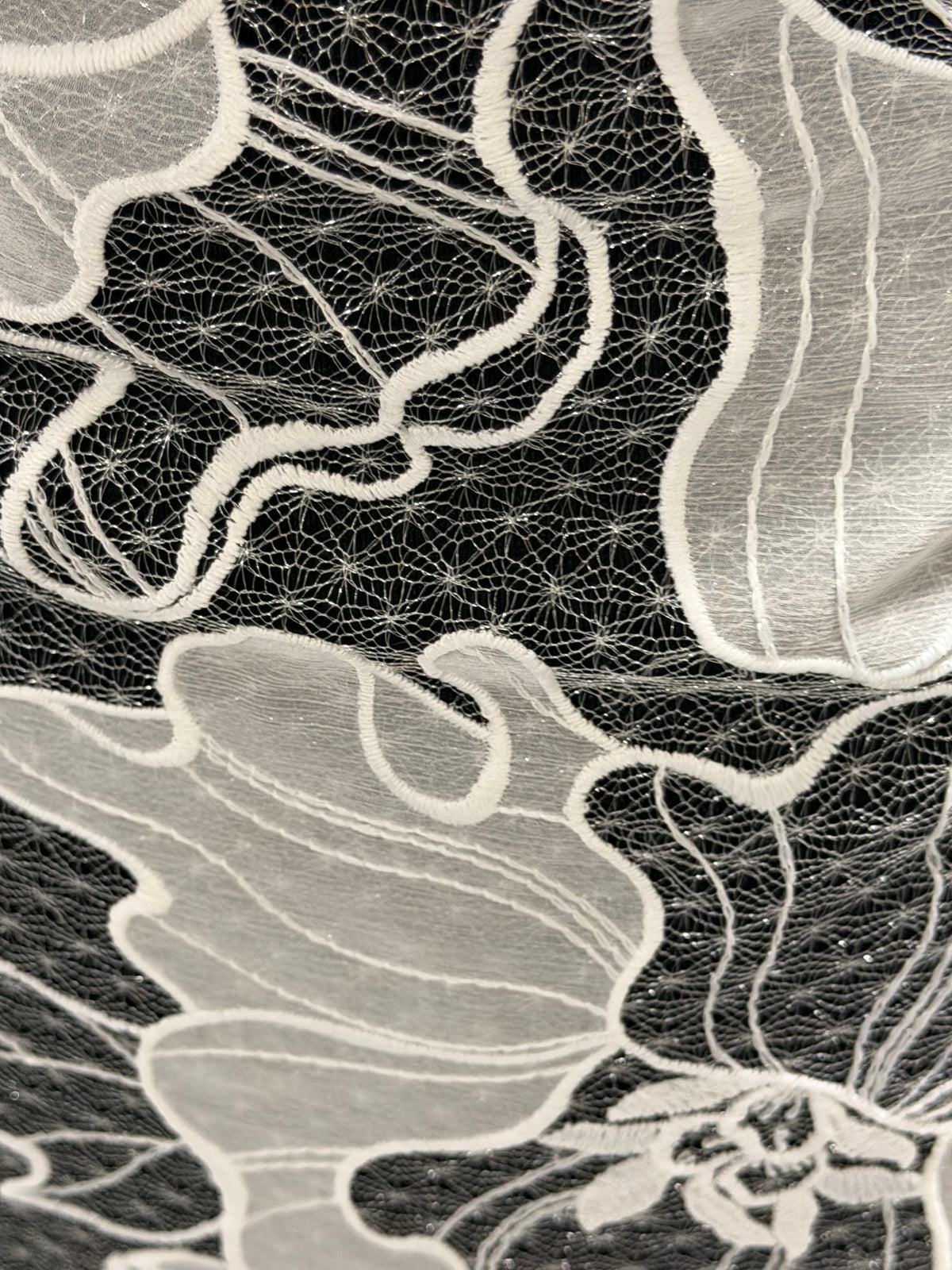 Ivory Embroidery Lace - EB5058