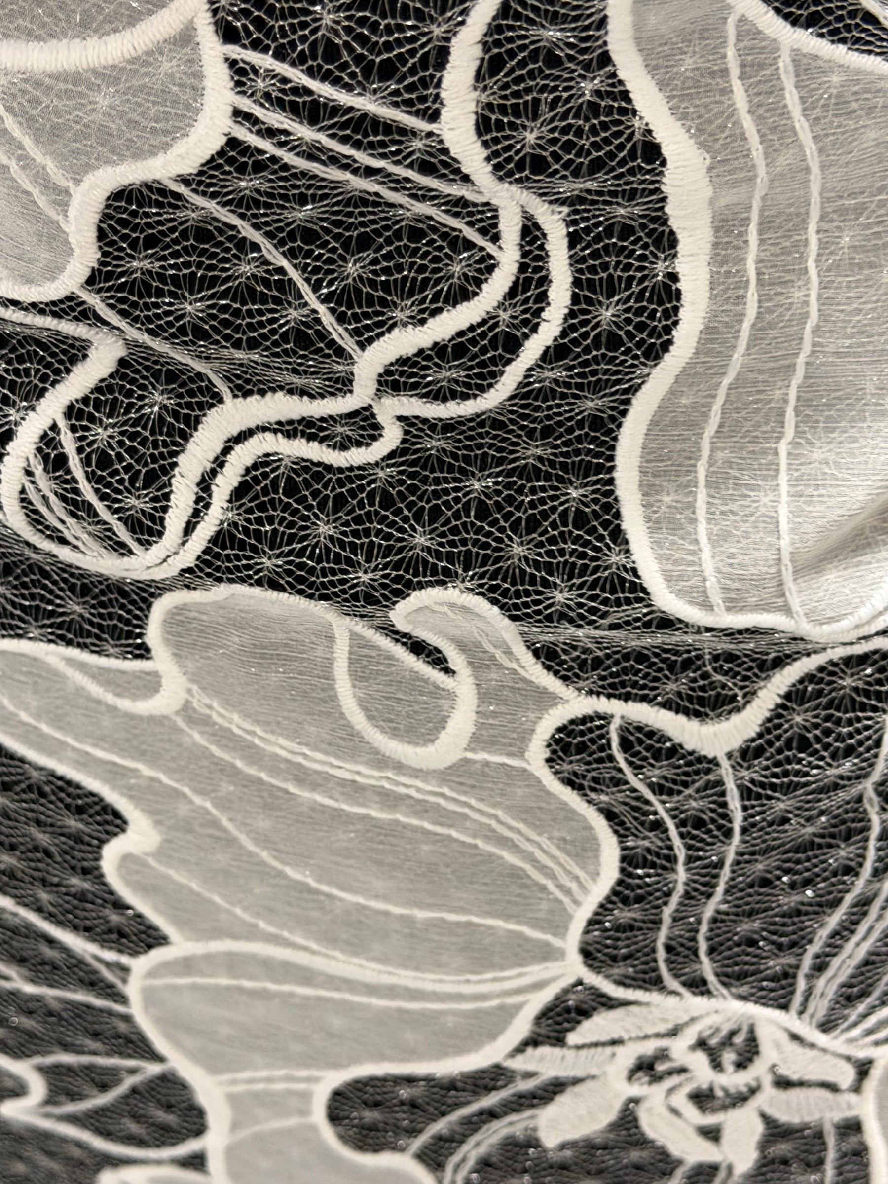 Ivory Embroidery Lace - EB5058