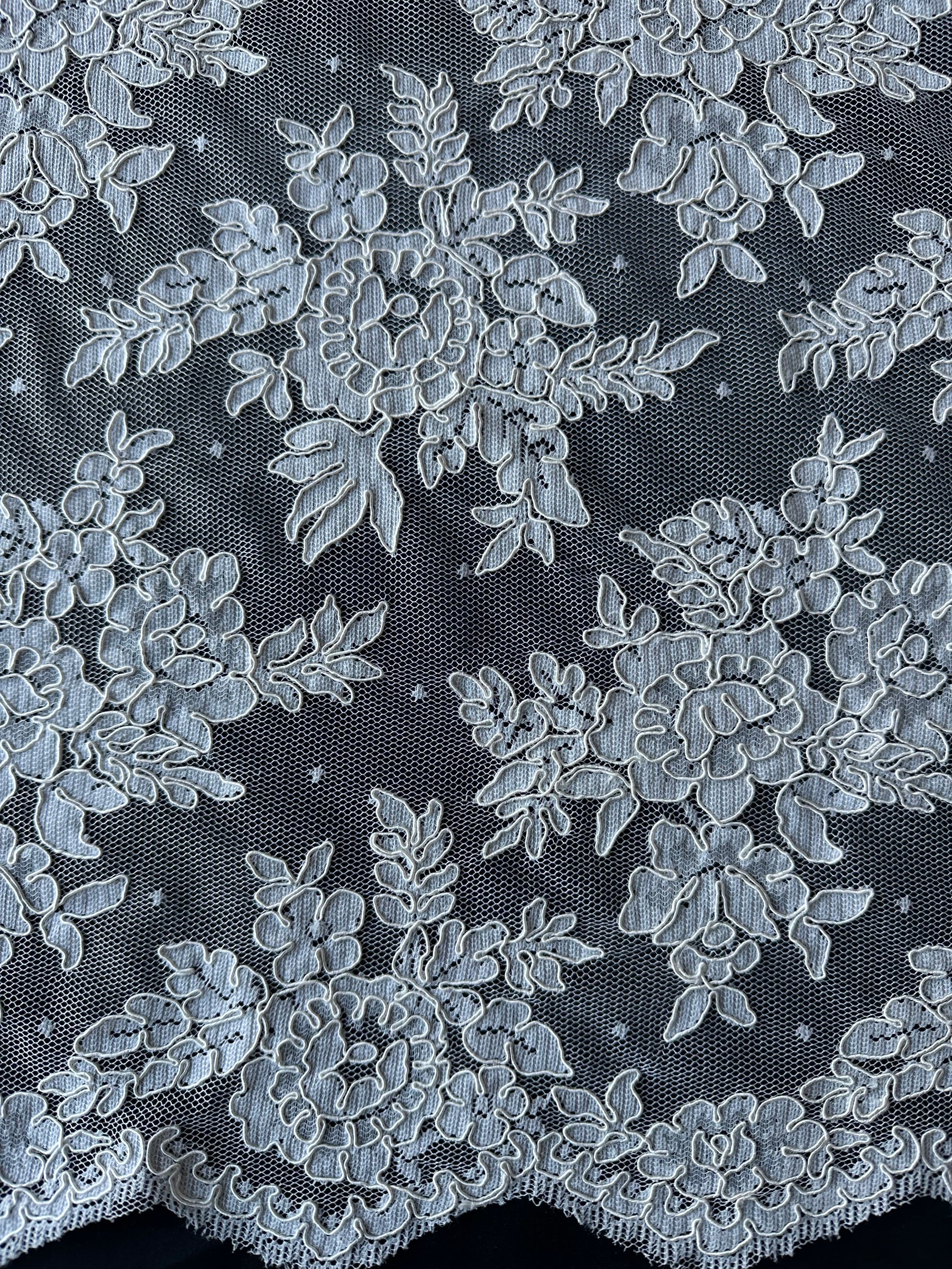 Ivory Corded Lace - Bernice (CF)