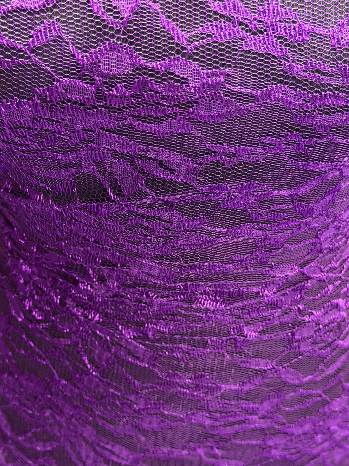 Purple Raschel Lace - P618